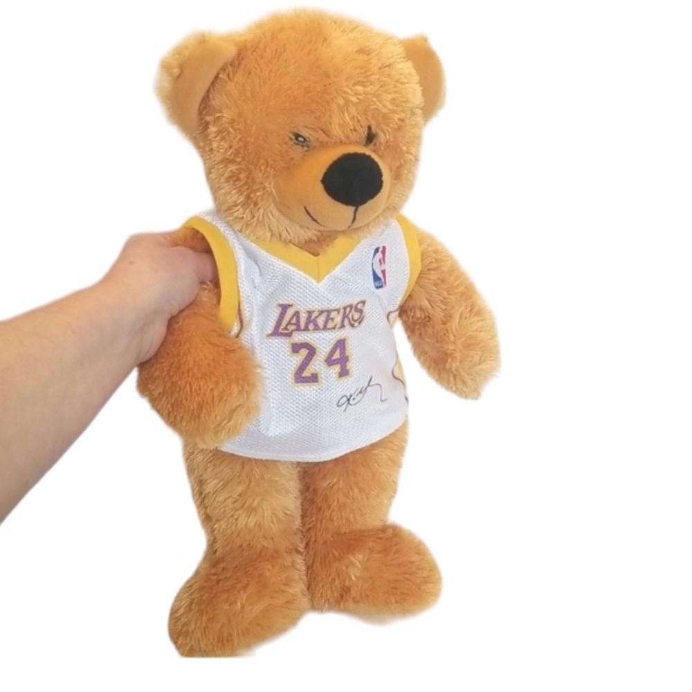 RARE LA Lakers Kobe Bryant #24 Plush Bear - NBA Collectible